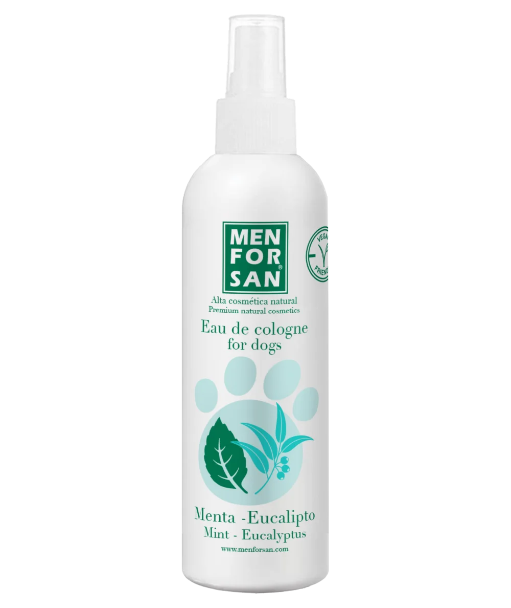 Eau de cologne peppermint and eucalyptus for dogs 125ml | Menforsan