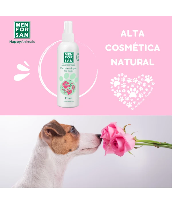 Eau de cologne floral for dogs 125ml| Menforsan