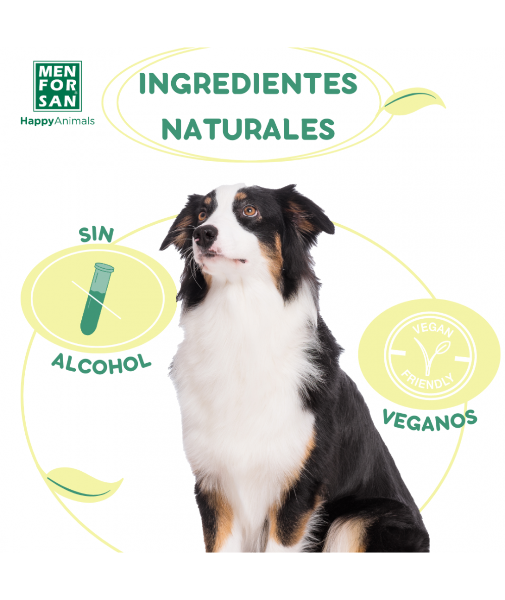 Colonia natural para perros libre de alcohol y productos químicos