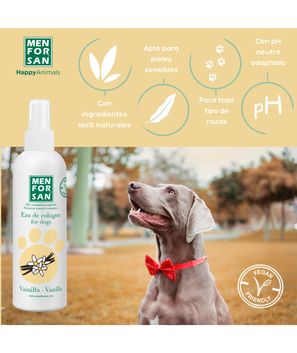 Eau de cologne vanilla for dogs 125ml