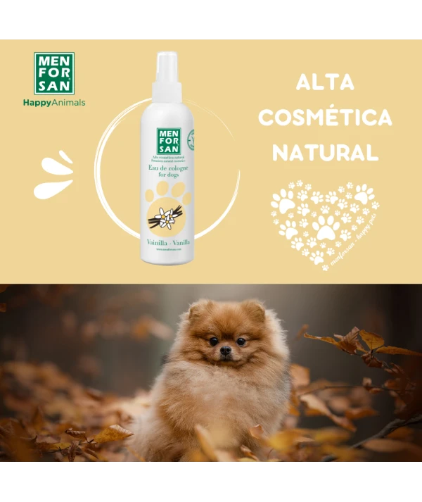 Agua de colonia para perros 125ml | Fragancia Vainilla | Menforsan