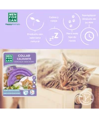 Anti-stress calming collar for cats