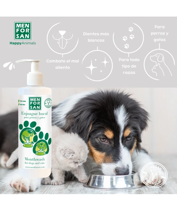 Enjuague bucal para perros 500ml | Menforsan