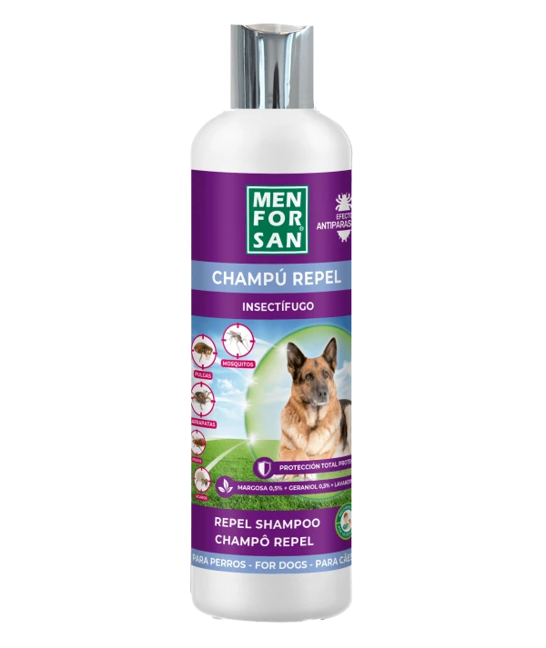 Anti insect shampoo for dogs (3 actives) 300ml | Menforsan