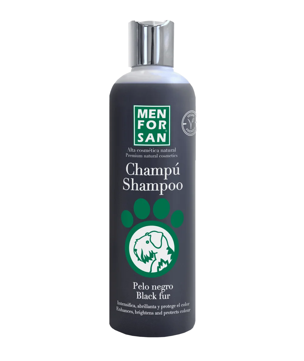 Black fur shampoo for dogs 300ml| Menforsan