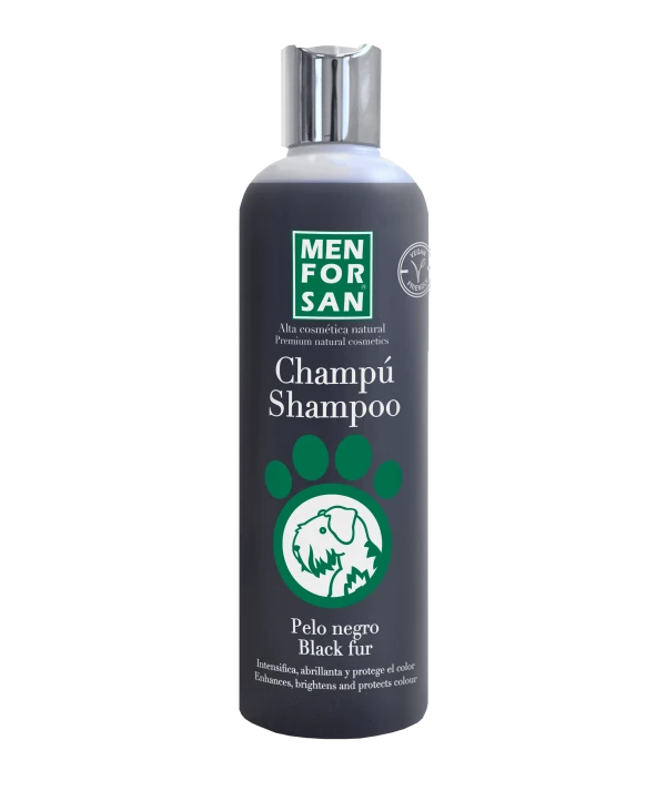 Black fur shampoo for dogs 300ml| Menforsan