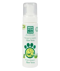 Foam shampoo with aloe vera for dogs 200ml | Con Aloe Vera | Menforsan