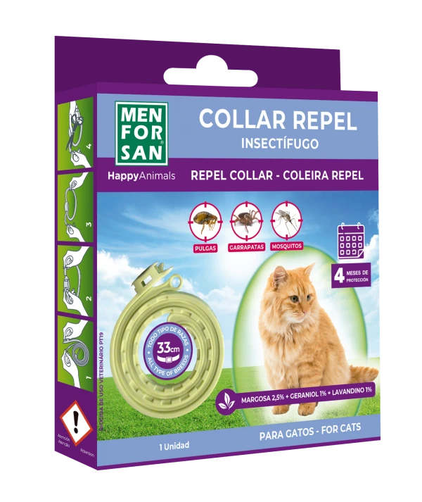 Anti-insect collar for cats | Menforsan
