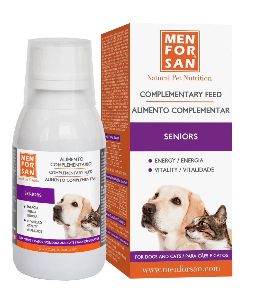 Complementary feed for senior dogs 120ml | Menforsan