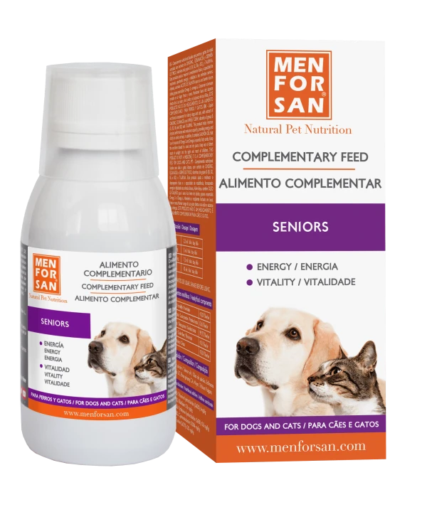 Complementary feed for senior dogs 120ml | Menforsan