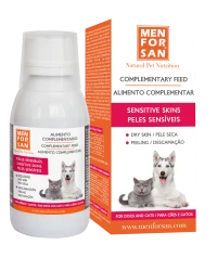 Alimento complementario para pieles sensibles para perros 120ml | Menforsan