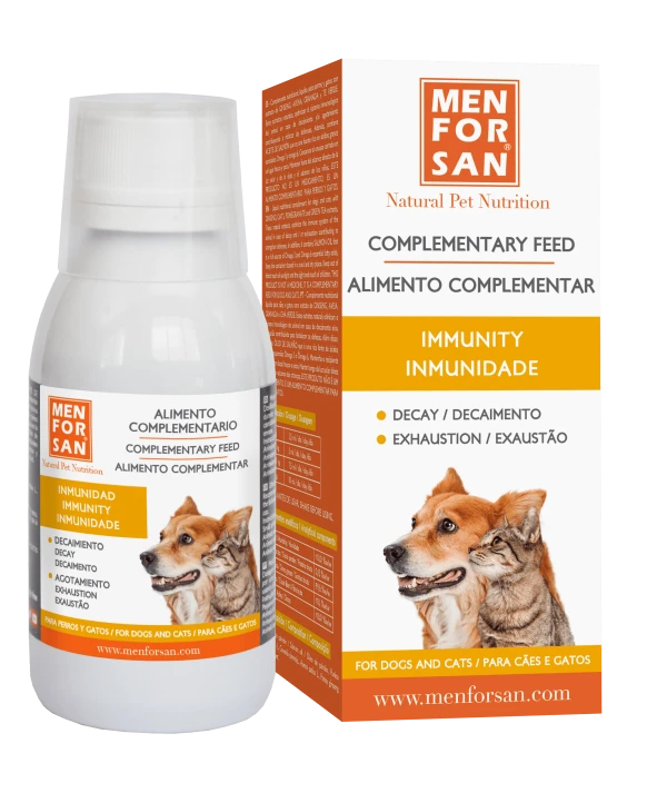 Complementary feed inmunity for dogs 120ml | Menforsan