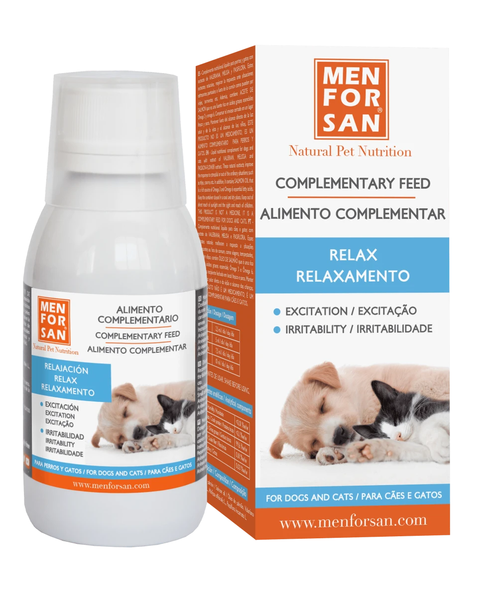 Complementary Feed relaxing for dogs 120ml| Menforsan