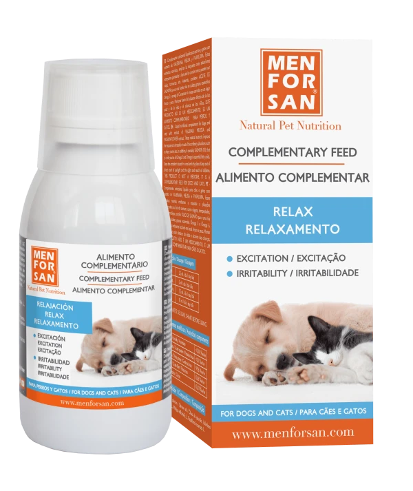 Complementary Feed relaxing for dogs 120ml| Menforsan