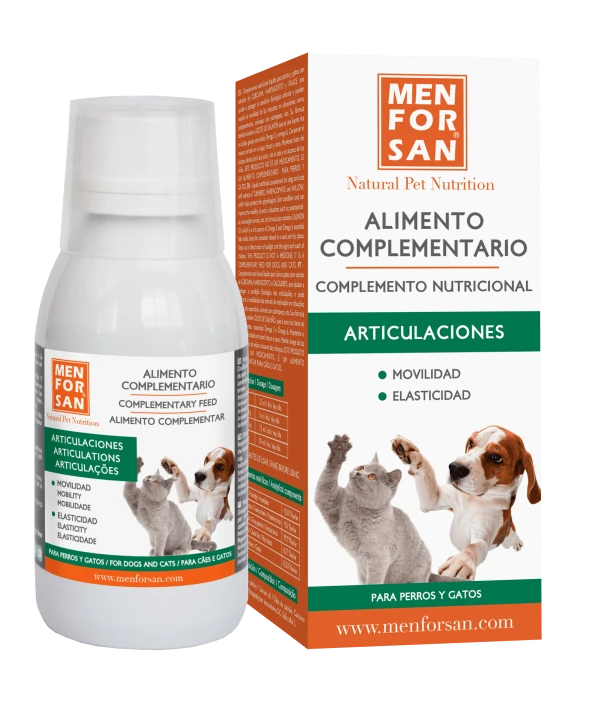 Alimento complementario articulaciones para perros 120ml | Menforsan