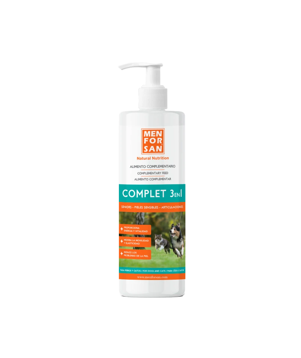 Complementary feed for dogs Complet 3 in 1 500ml | Menforsan