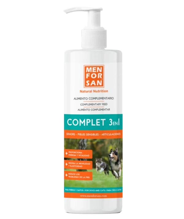 Complementary feed for dogs Complet 3 in 1 500ml | Menforsan