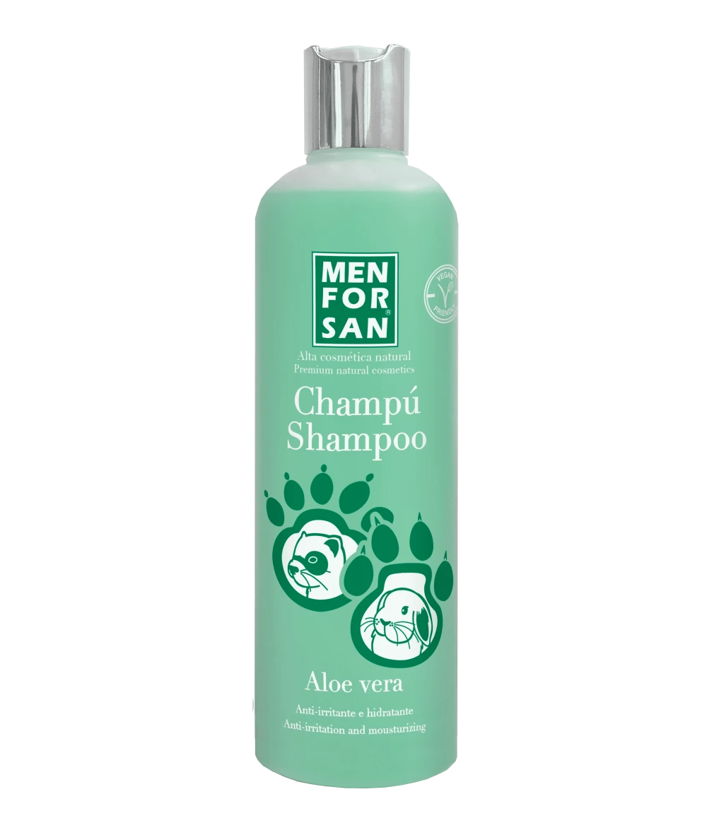 Aloe vera shampoo for rodents, ferrets and rabbits 300ml | Menforsan