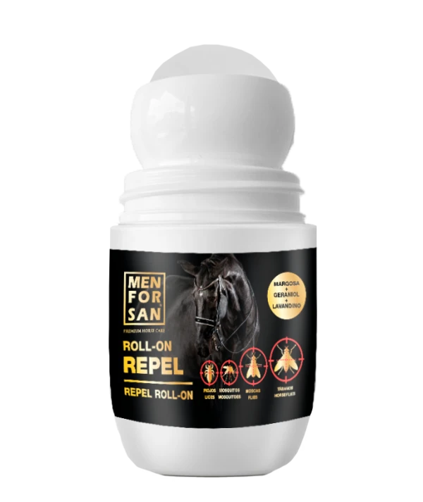 Roll-on repelente para caballos