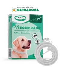 VETIOKER® Collar antiparasitario para perros de más de 25kg