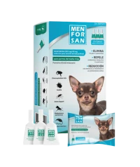 MENFORSAN® Pipetas antiparasitarias para perros de menos de 4kg