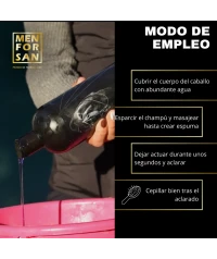 Champú intensificador de color para caballos 1L | Menforsan