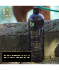 Champú intensificador de color para caballos 1L | Menforsan