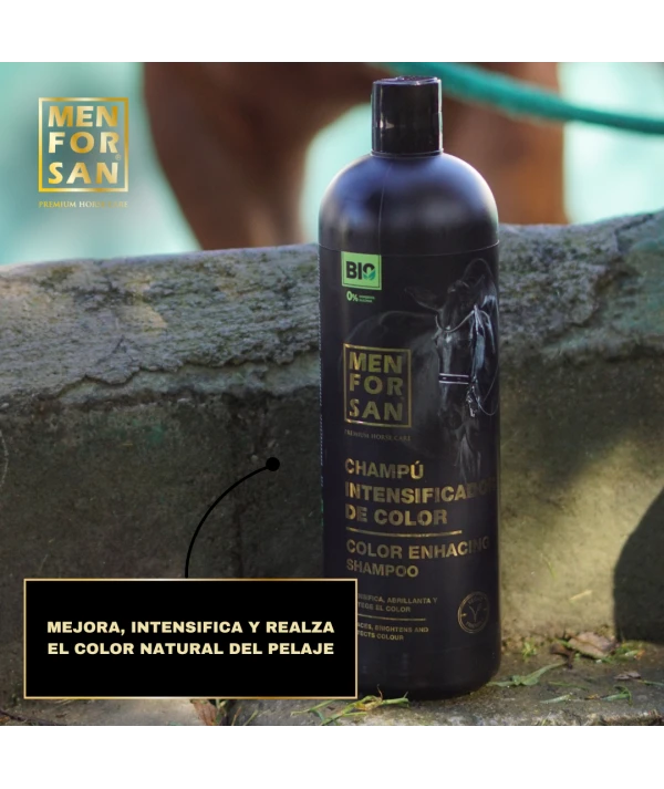 Champú intensificador de color para caballos 1L | Menforsan