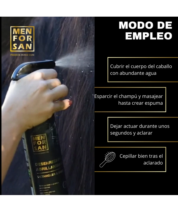 Detangler & shine for horses 500ml | Menforsan