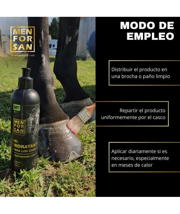 Gel hidratante para los cascos de caballos 500ml