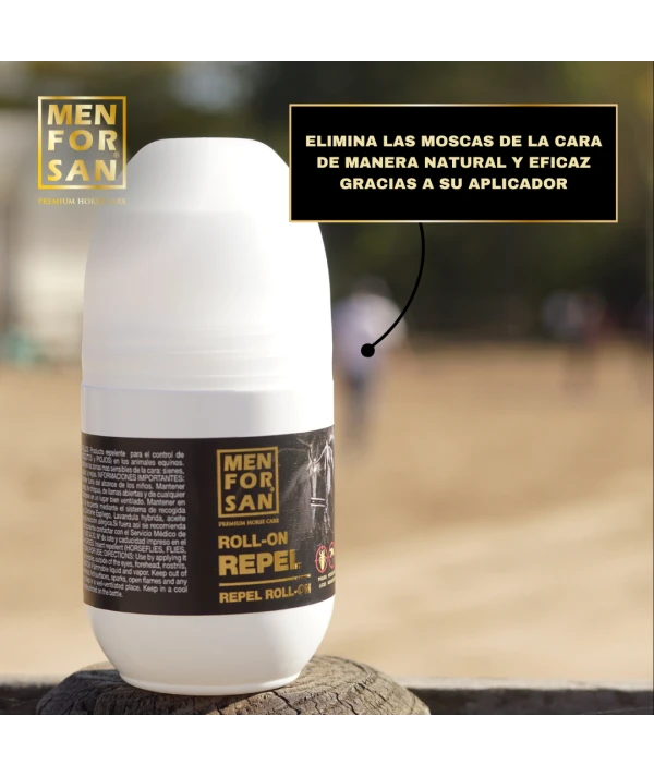 Roll-on repelente para caballos