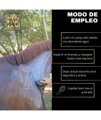 Biotin shampoo for horse 5L | Menforsan