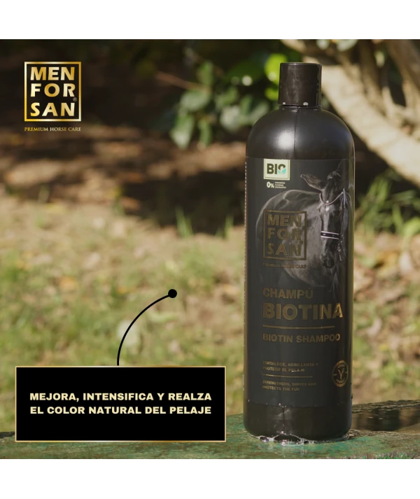 Biotin shampoo for horse 5L | Menforsan