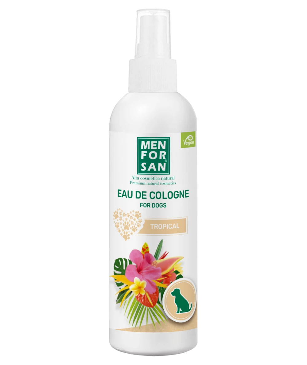 Eau de cologne tropical for dogs 125ml| Menforsan