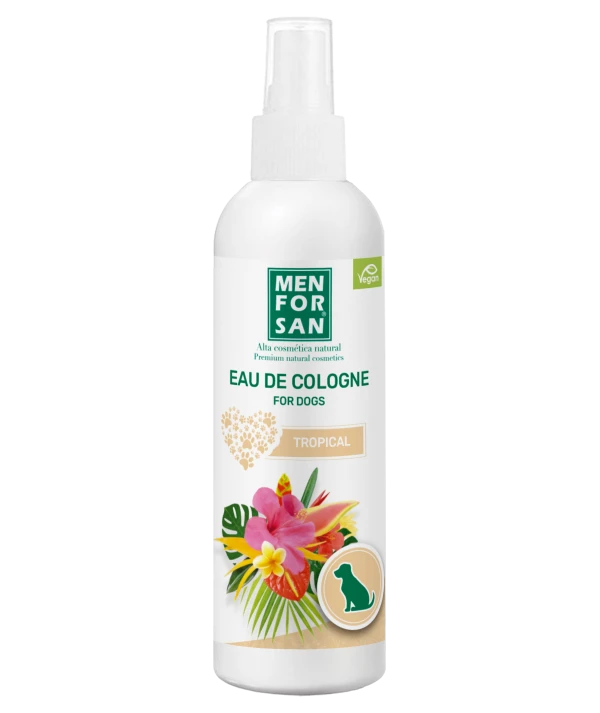 Eau de cologne tropical for dogs 125ml| Menforsan