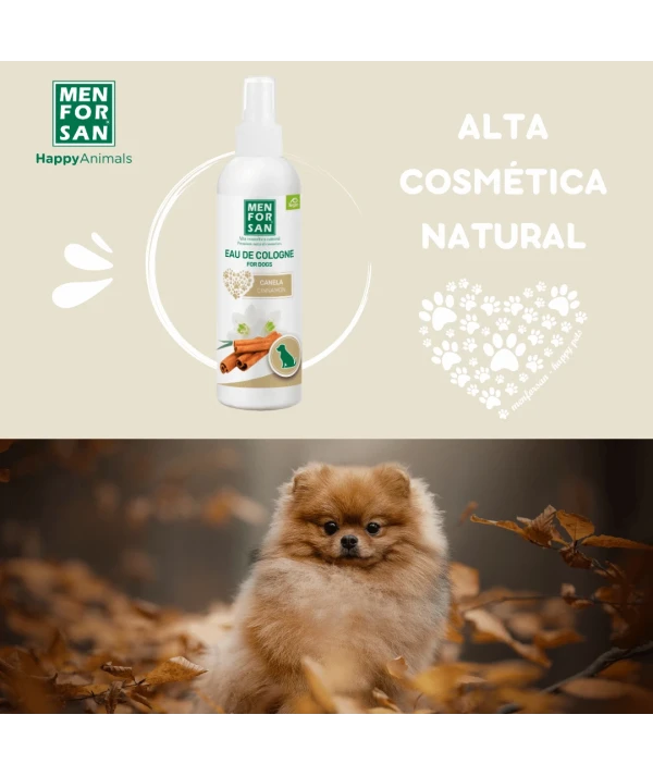 Agua de colonia para perros 125ml | Fragancia Canela | Menforsan