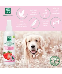 Agua de colonia para perros 125ml | Fragancia Fresa | Menforsan