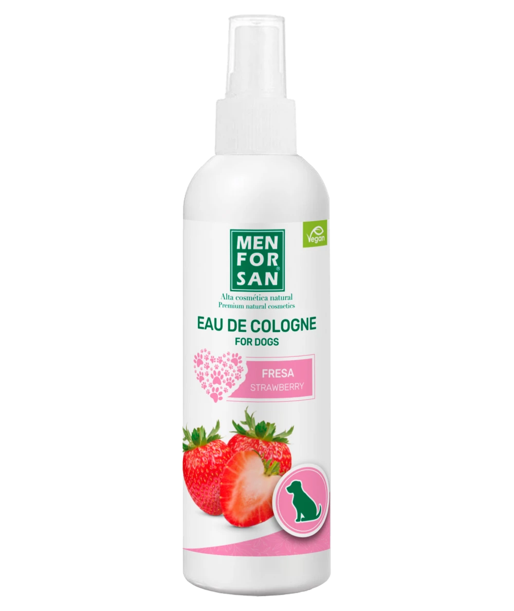 Eau de cologne strawberry for dogs 125ml| Menforsan