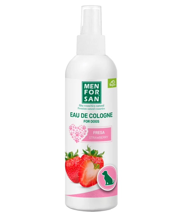 Eau de cologne strawberry for dogs 125ml| Menforsan