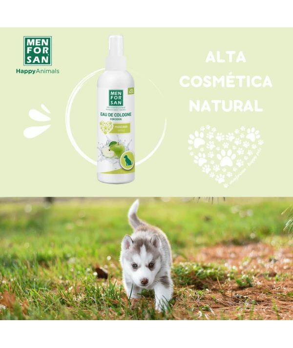 Agua de colonia para perros 125ml | Fragancia Manzana | Menforsan