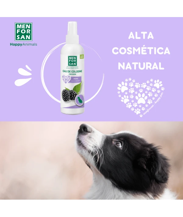 Eau de cologne blackberry for dogs 125ml | Menforsan