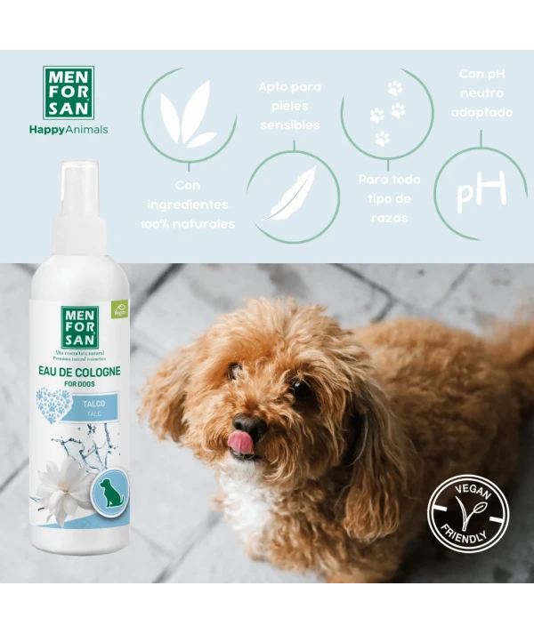 Eau de cologne talcum for dogs 125ml | Menforsan