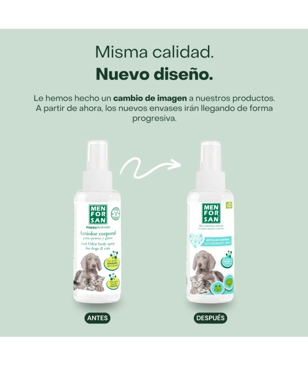 Antiolor corporal para perros y gatos 60ml | Menforsan