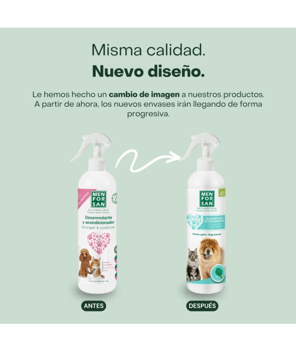 Spray acondicionador desenredante para perros 500ml| Menforsan