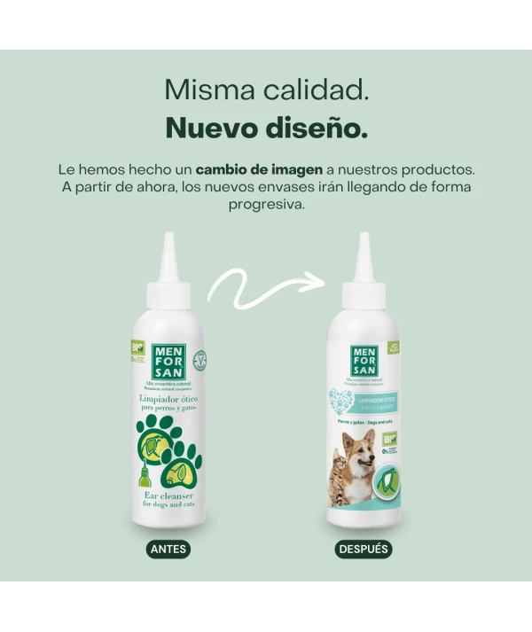 Limpiador de orejas para perros y gatos | Menforsan