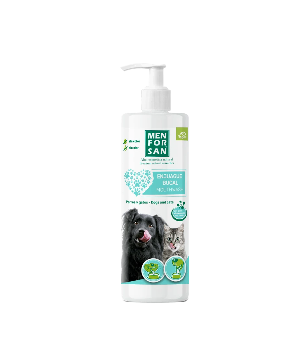 Anti-tartar mouthwash for dogs 500ml| Menforsan