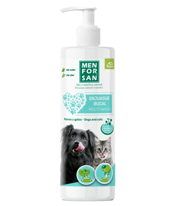 Anti-tartar mouthwash for dogs 500ml| Menforsan