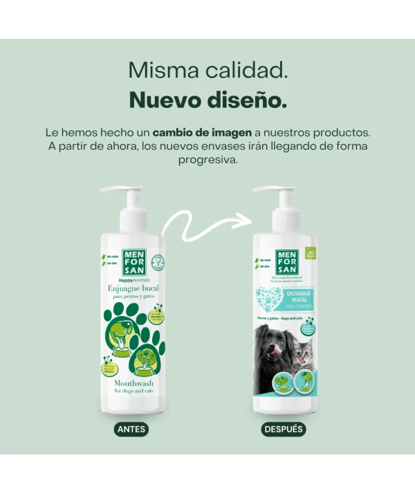 Enjuague bucal para perros 500ml | Menforsan