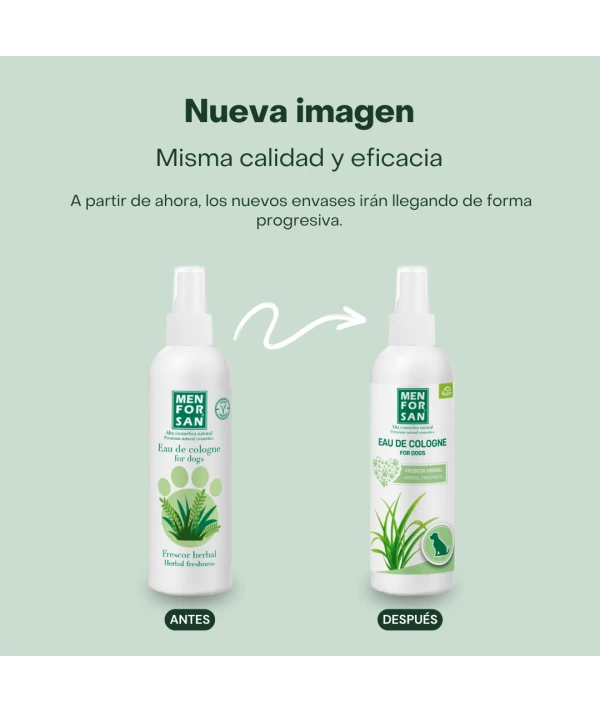 Agua de colonia para perros frescor herbal 125ml