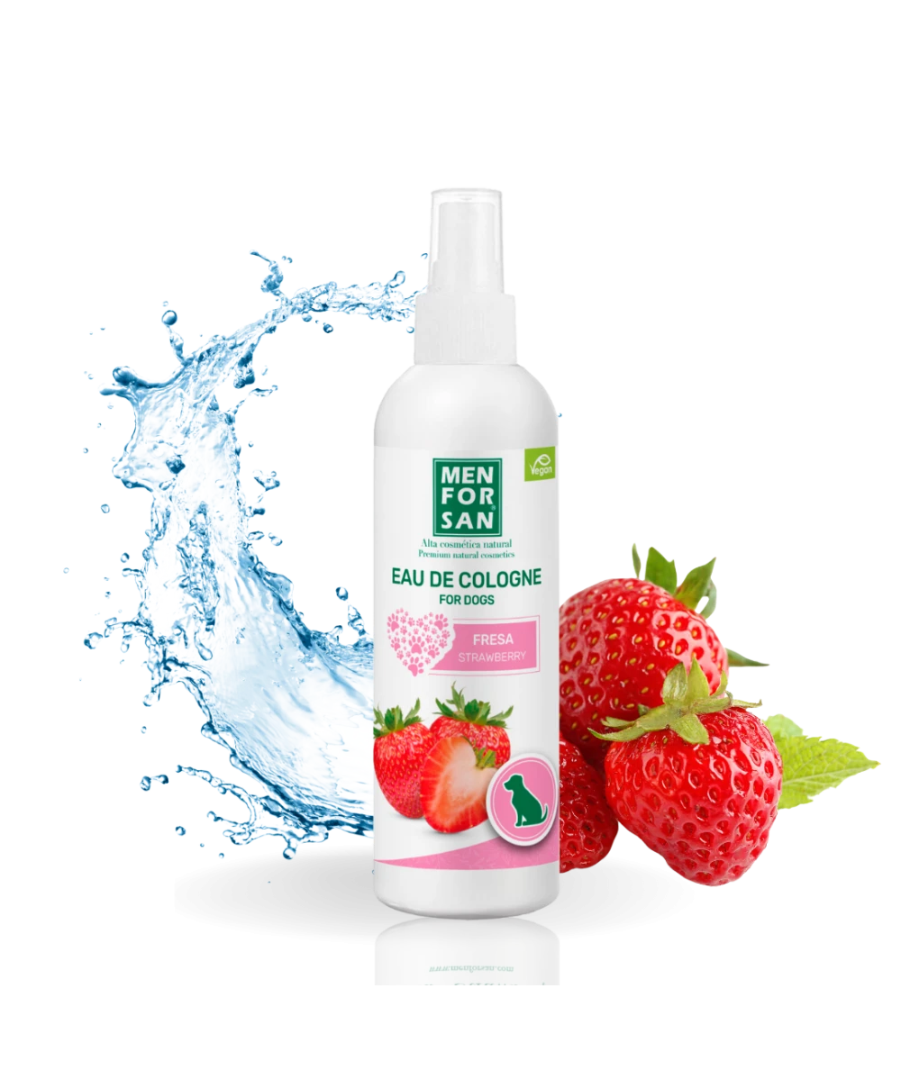 Eau de cologne strawberry for dogs 125ml| Menforsan